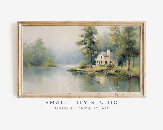 Lake House Frame TV Art