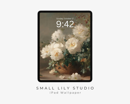 Moody Flowers iPad Wallpaper