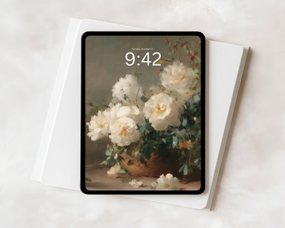 Moody Flowers iPad Wallpaper