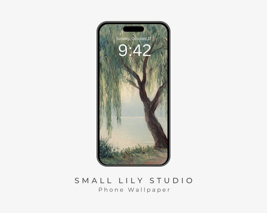 Weeping Willow Phone Wallpaper