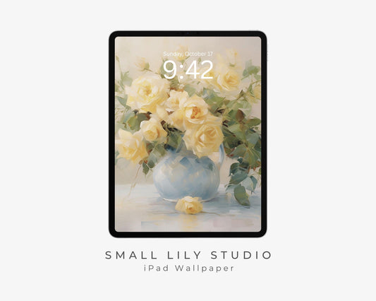 Yellow Roses iPad Wallpaper