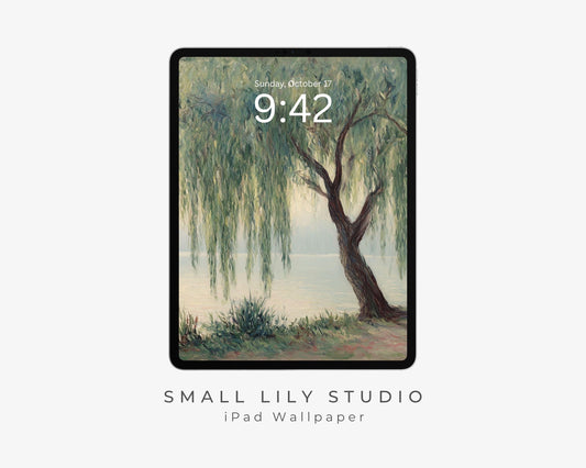 Weeping Willow Tree iPad Wallpaper