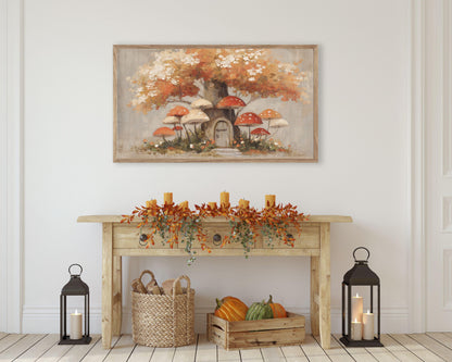 Mushroom Forest Frame TV Art