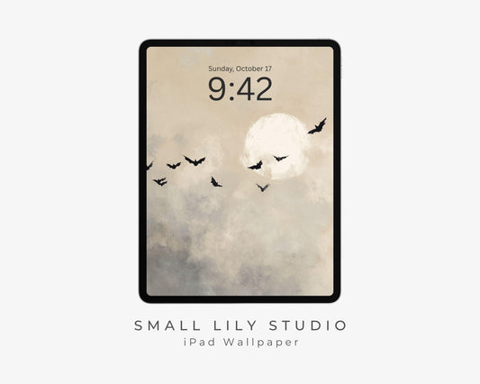 Halloween Bats iPad Wallpaper