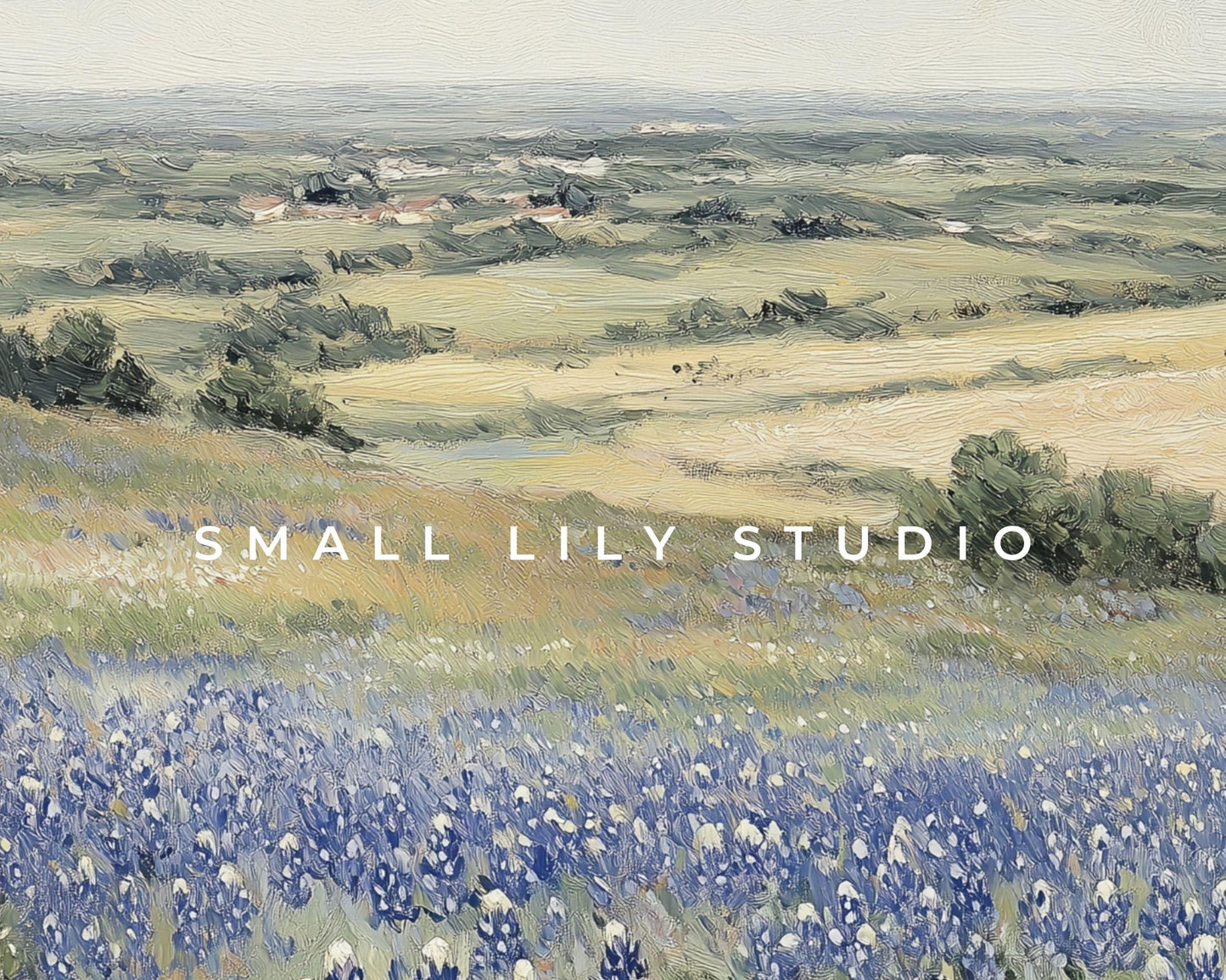 Floral Landscape iPad Wallpaper