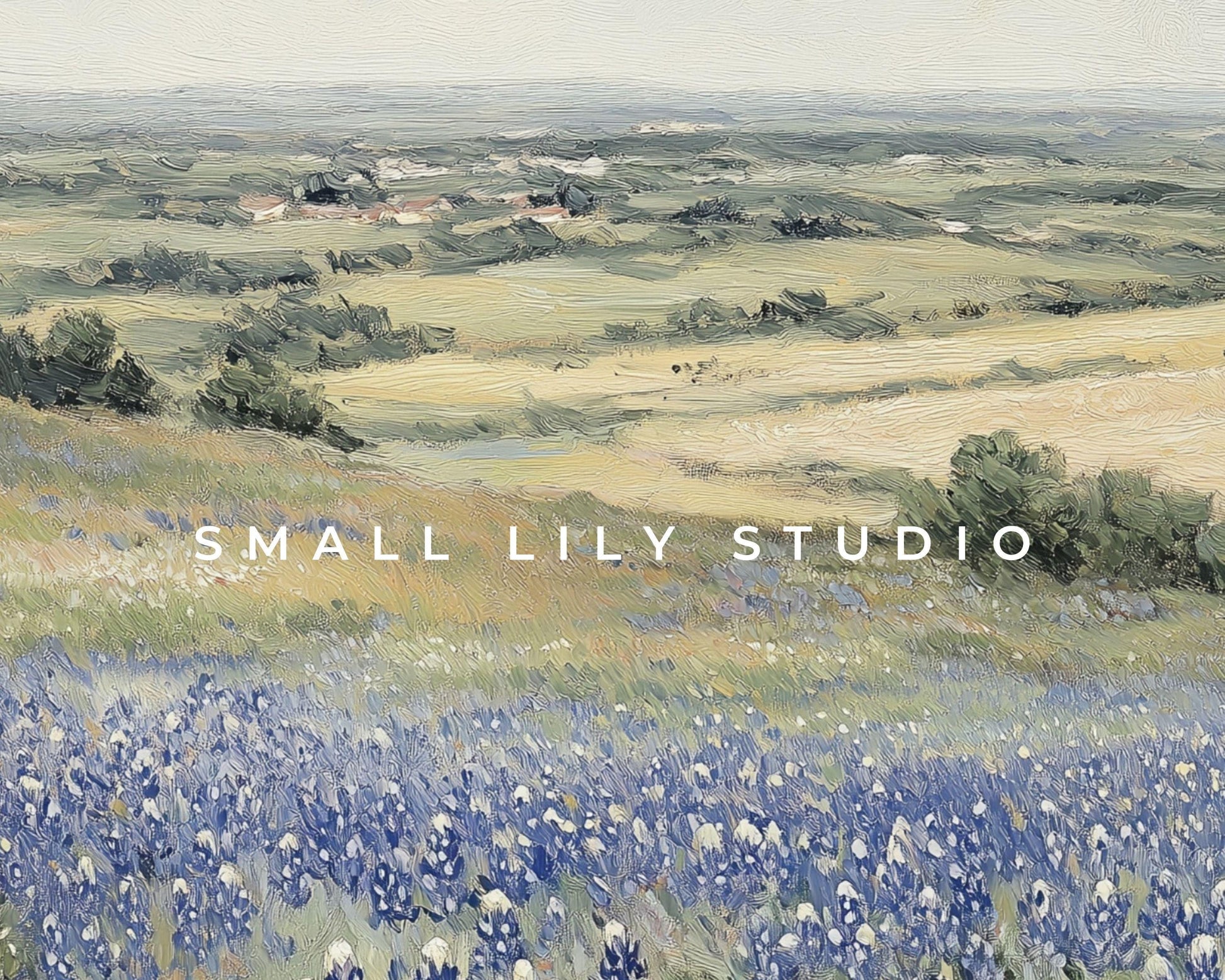 Floral Landscape iPad Wallpaper