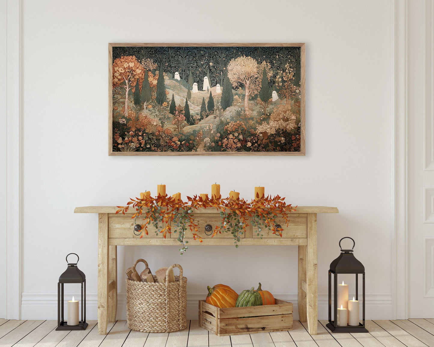 Halloween Botanical Ghosts Frame TV Art Bundle