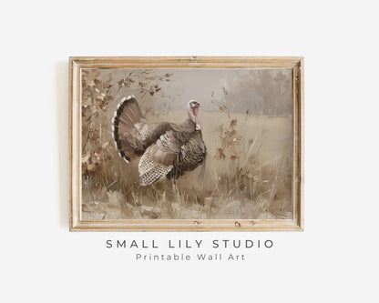 Thanksgiving Turkey Printable Wall Art