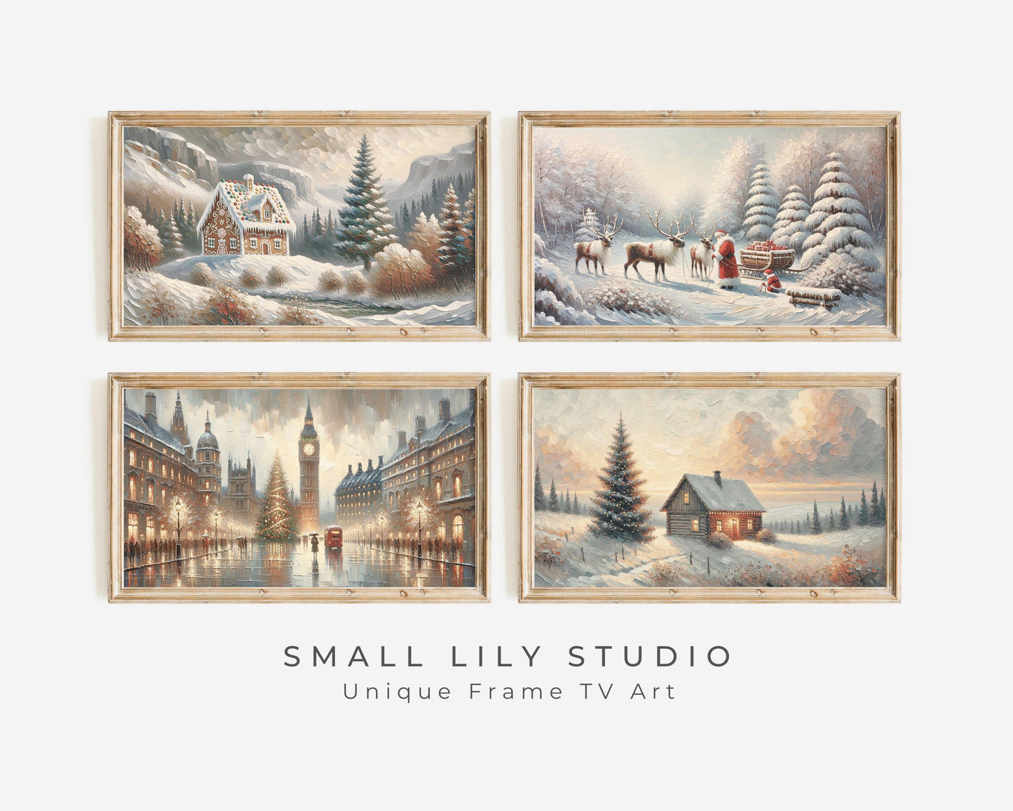 Christmas Frame TV Art Bundle