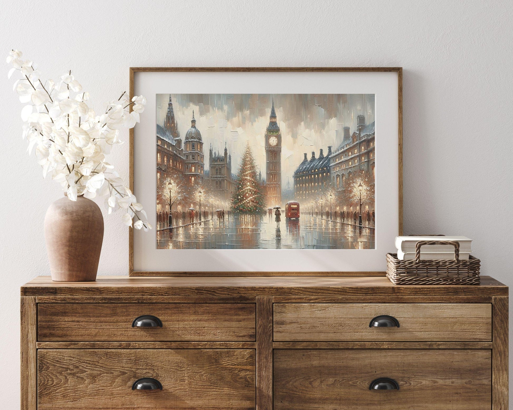 London Christmas Printable Wall Art
