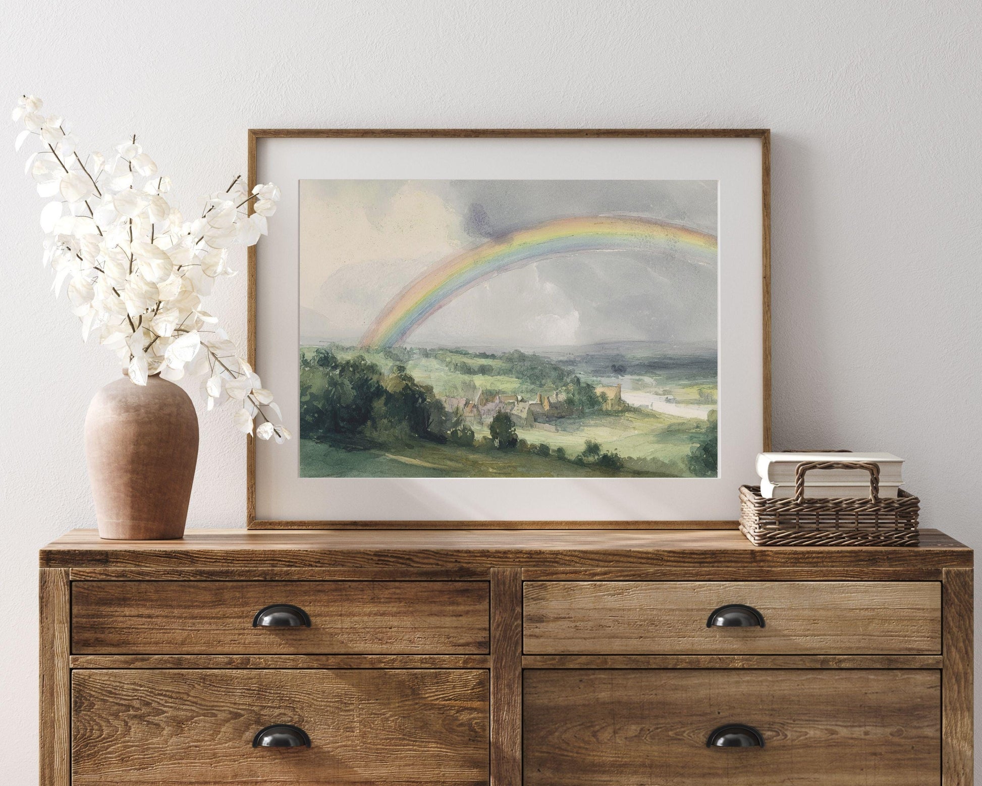 Rainbow Landscape Printable Wall Art