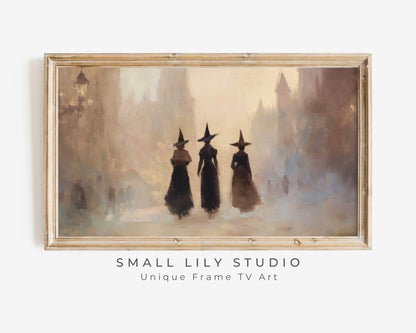 Halloween Witches Frame TV Art