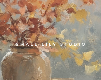 Cozy Fall Window Phone Wallpaper