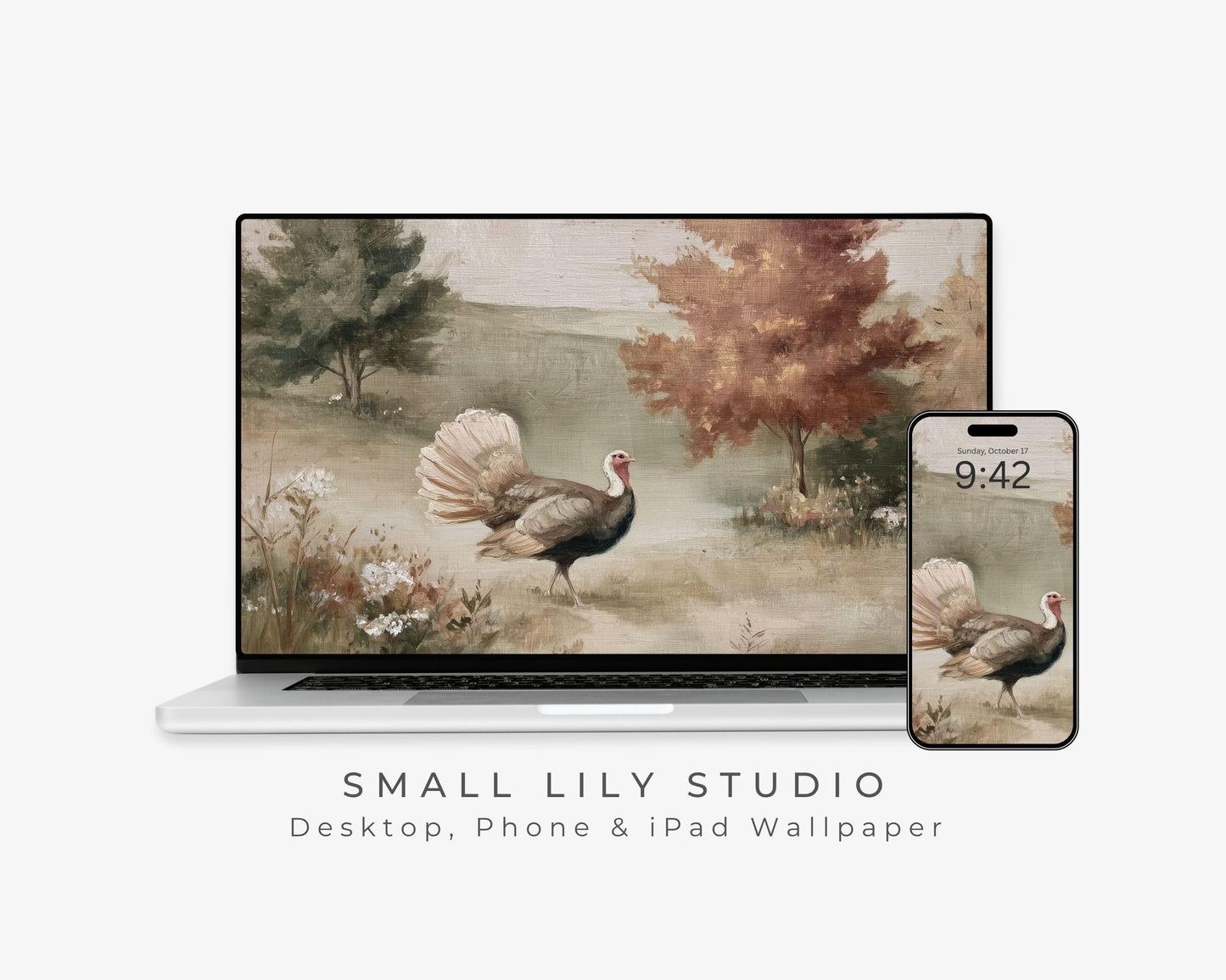 Thanksgiving Turkey Desktop Wallpaper Set
