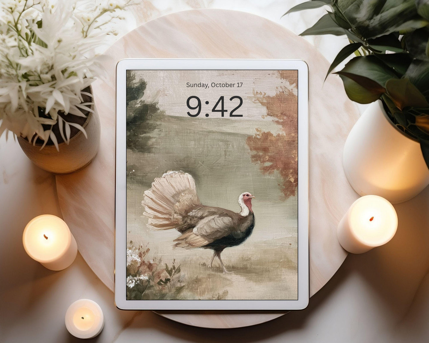 Thanksgiving Turkey iPad Wallpaper