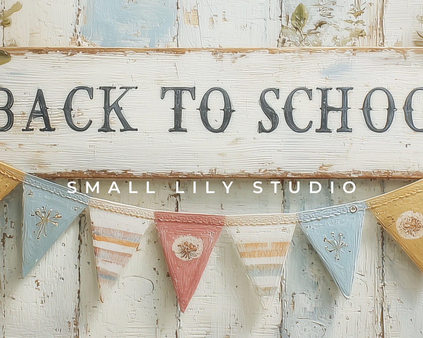 Cute Back to School Sign Frame TV Art