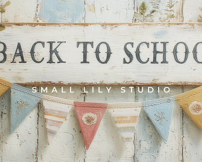 Cute Back to School Sign Frame TV Art