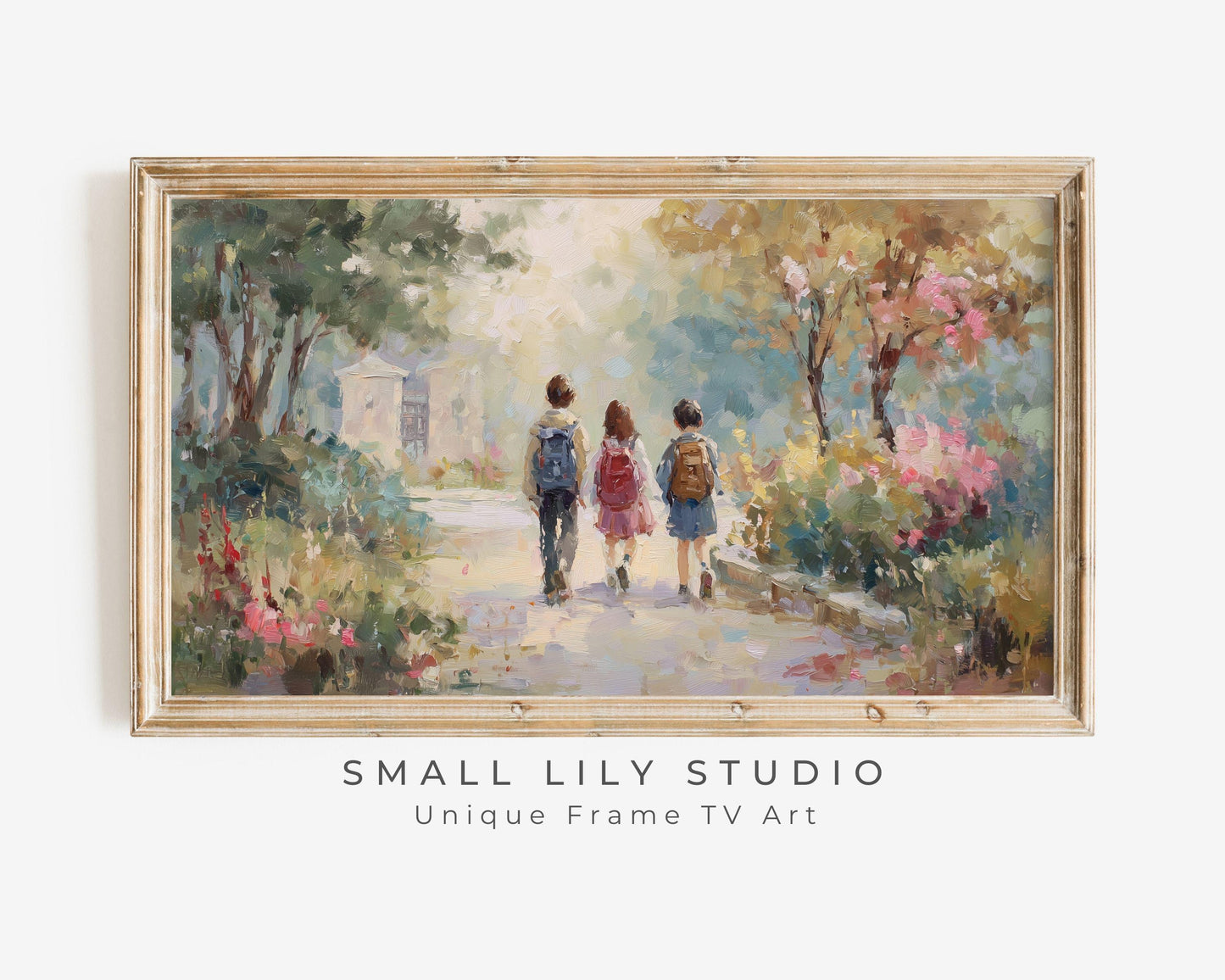 Going Back to School Frame TV Art