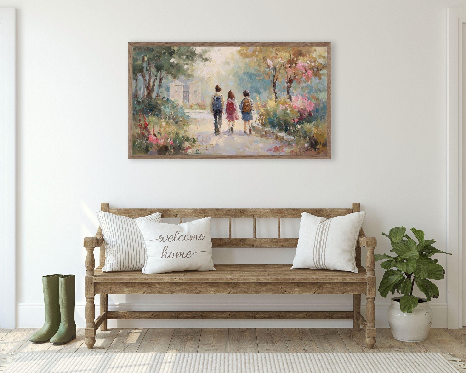 Going Back to School Frame TV Art