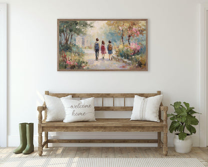 Going Back to School Frame TV Art