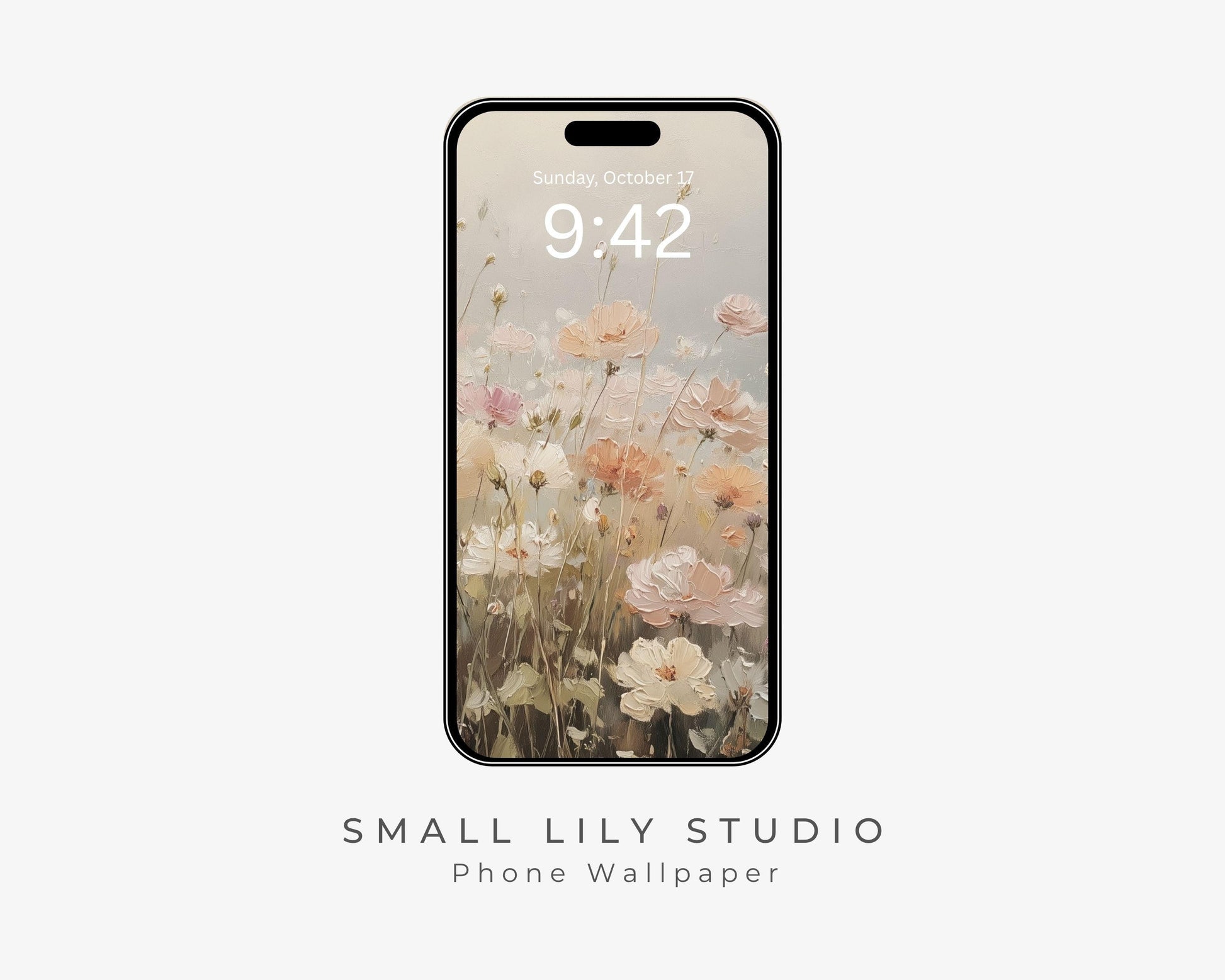 Dreamy Floral Phone Wallpaper