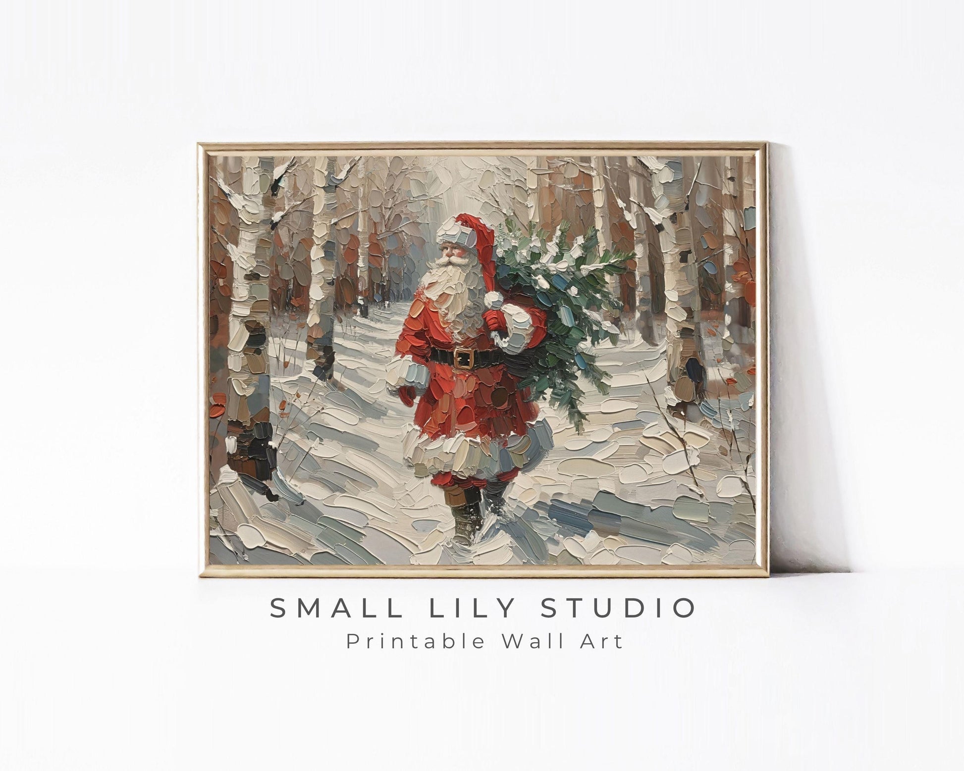 Santa Claus Christmas Printable Wall Art