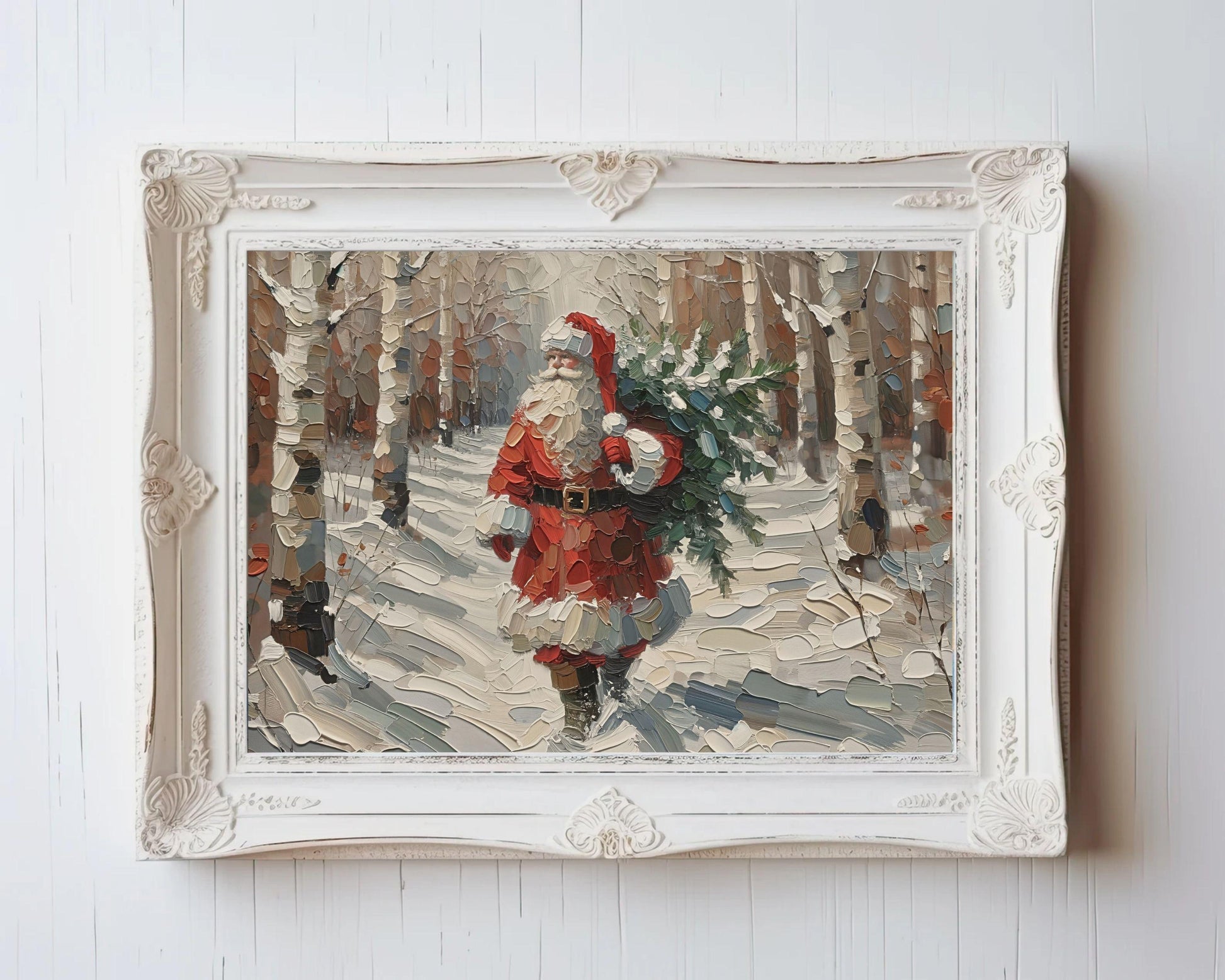 Santa Claus Christmas Printable Wall Art