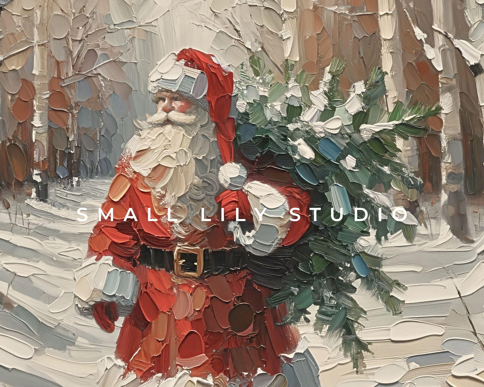 Santa Claus Christmas Printable Wall Art