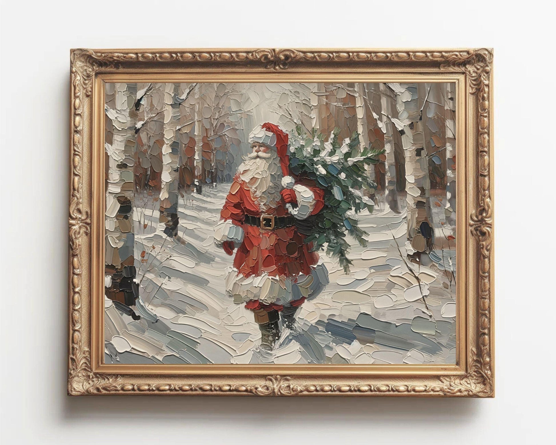 Santa Claus Christmas Printable Wall Art