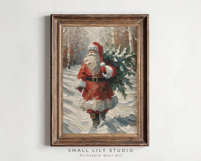 Santa Printable Wall Art