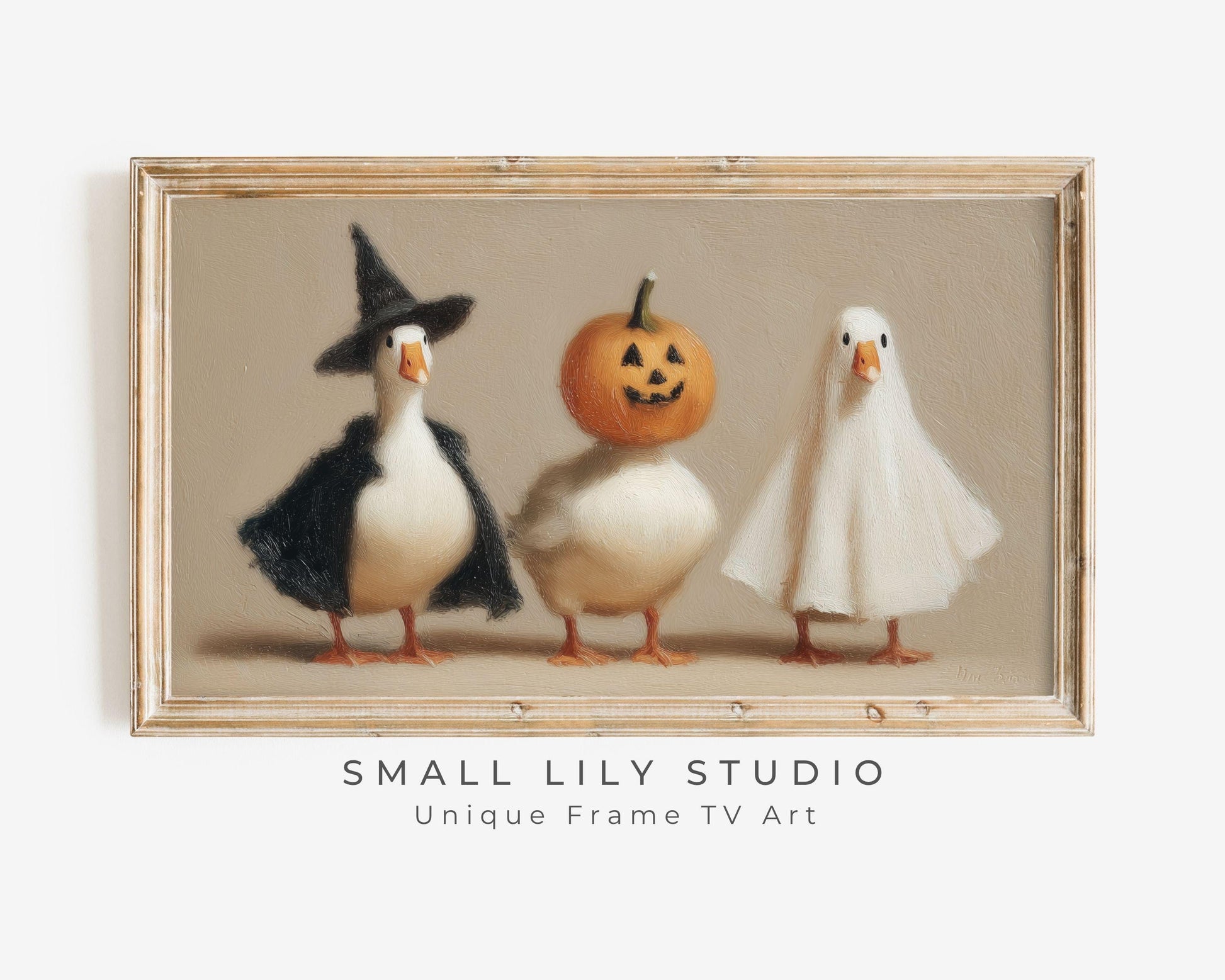 Silly Goose Trio Frame TV Art