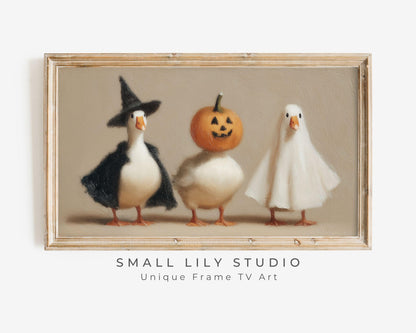 Silly Goose Trio Frame TV Art