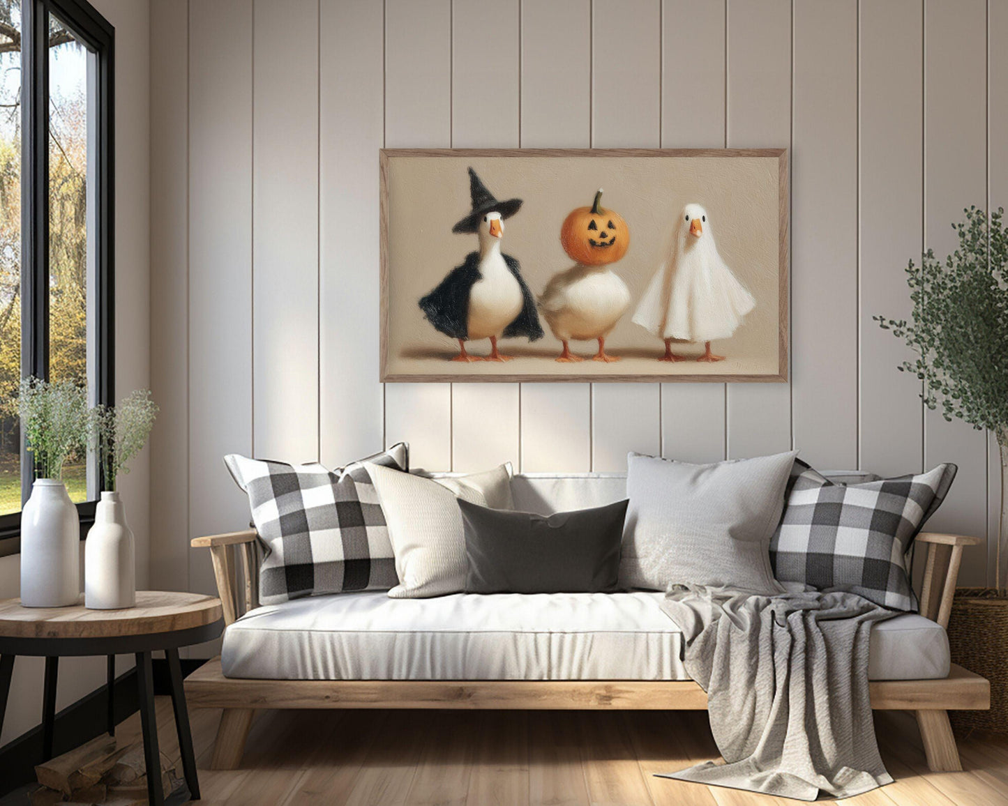 Silly Goose Trio Frame TV Art