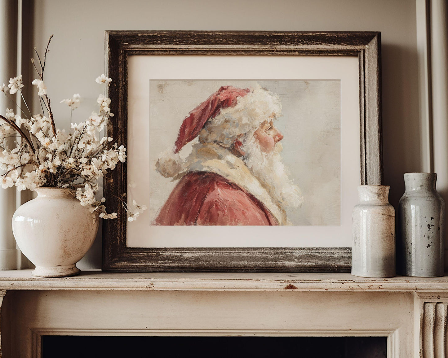 Santa Portrait Printable Wall Art