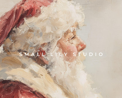 Santa Portrait Printable Wall Art