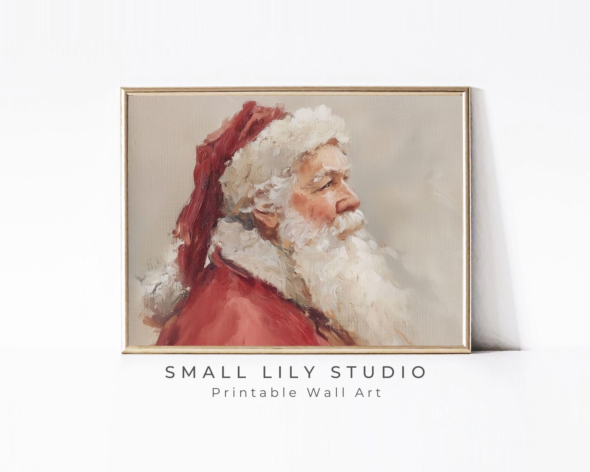 Santa Portrait Printable Wall Art