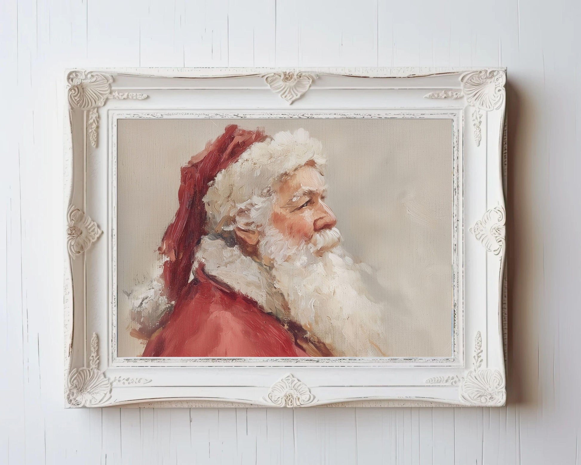 Santa Portrait Printable Wall Art