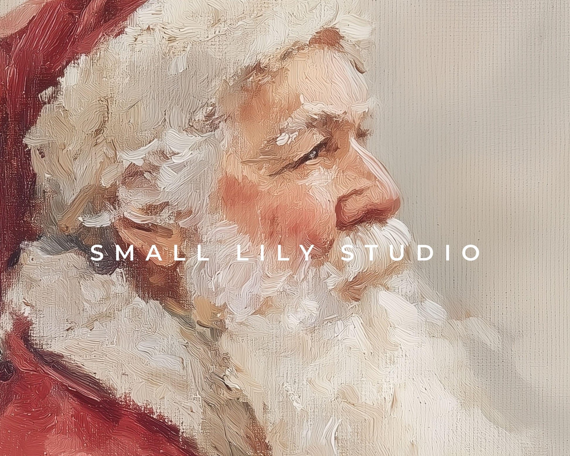 Santa Portrait Printable Wall Art