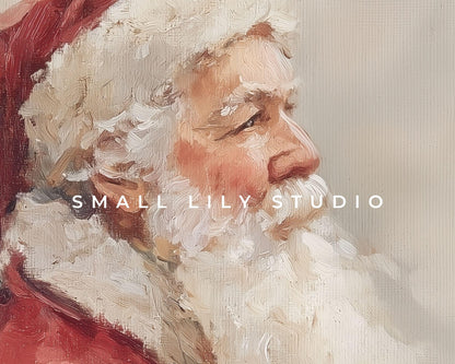 Santa Portrait Printable Wall Art