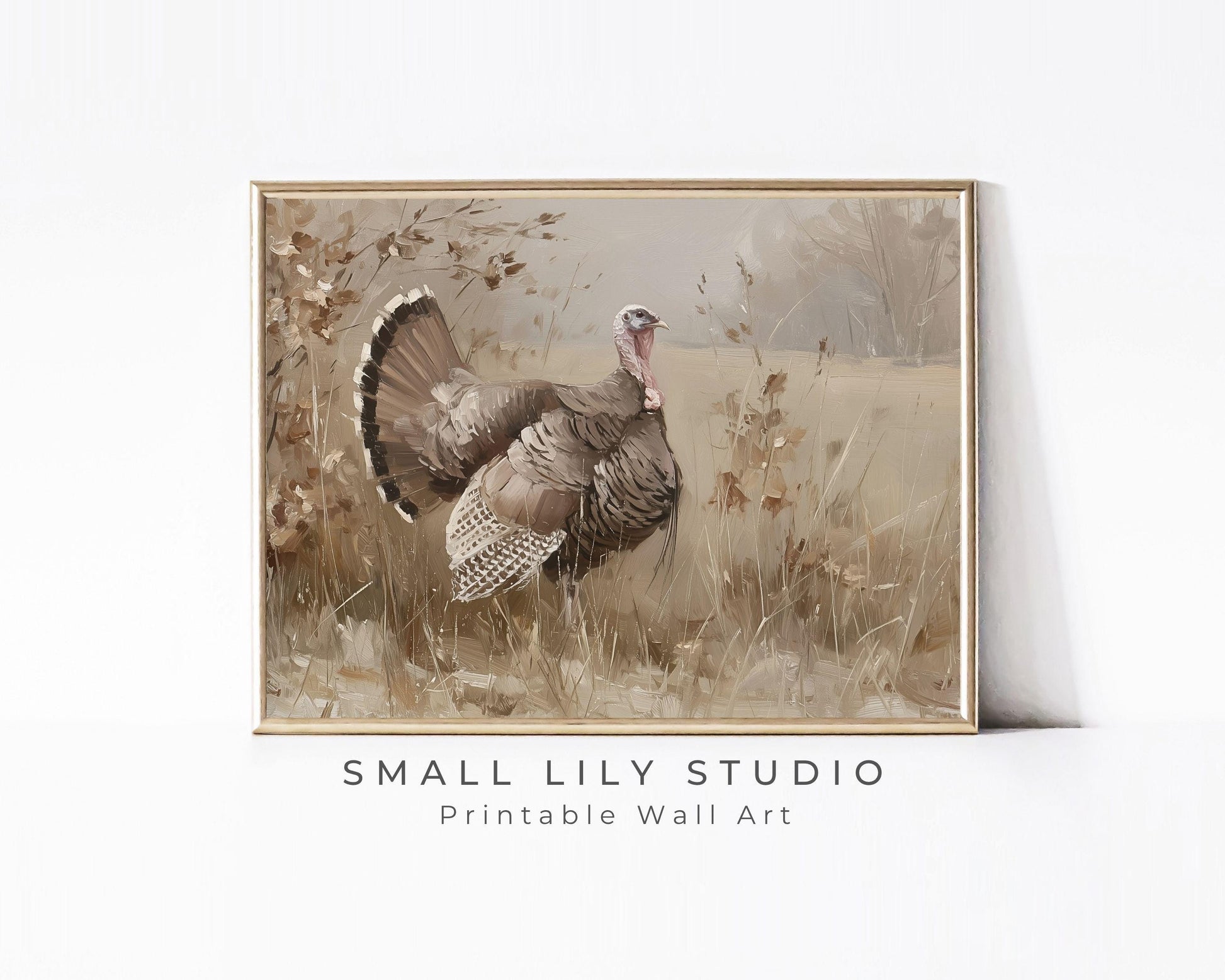 Thanksgiving Turkey Printable Wall Art