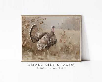 Thanksgiving Turkey Printable Wall Art