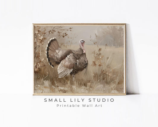 Thanksgiving Turkey Printable Wall Art