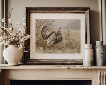 Thanksgiving Turkey Printable Wall Art
