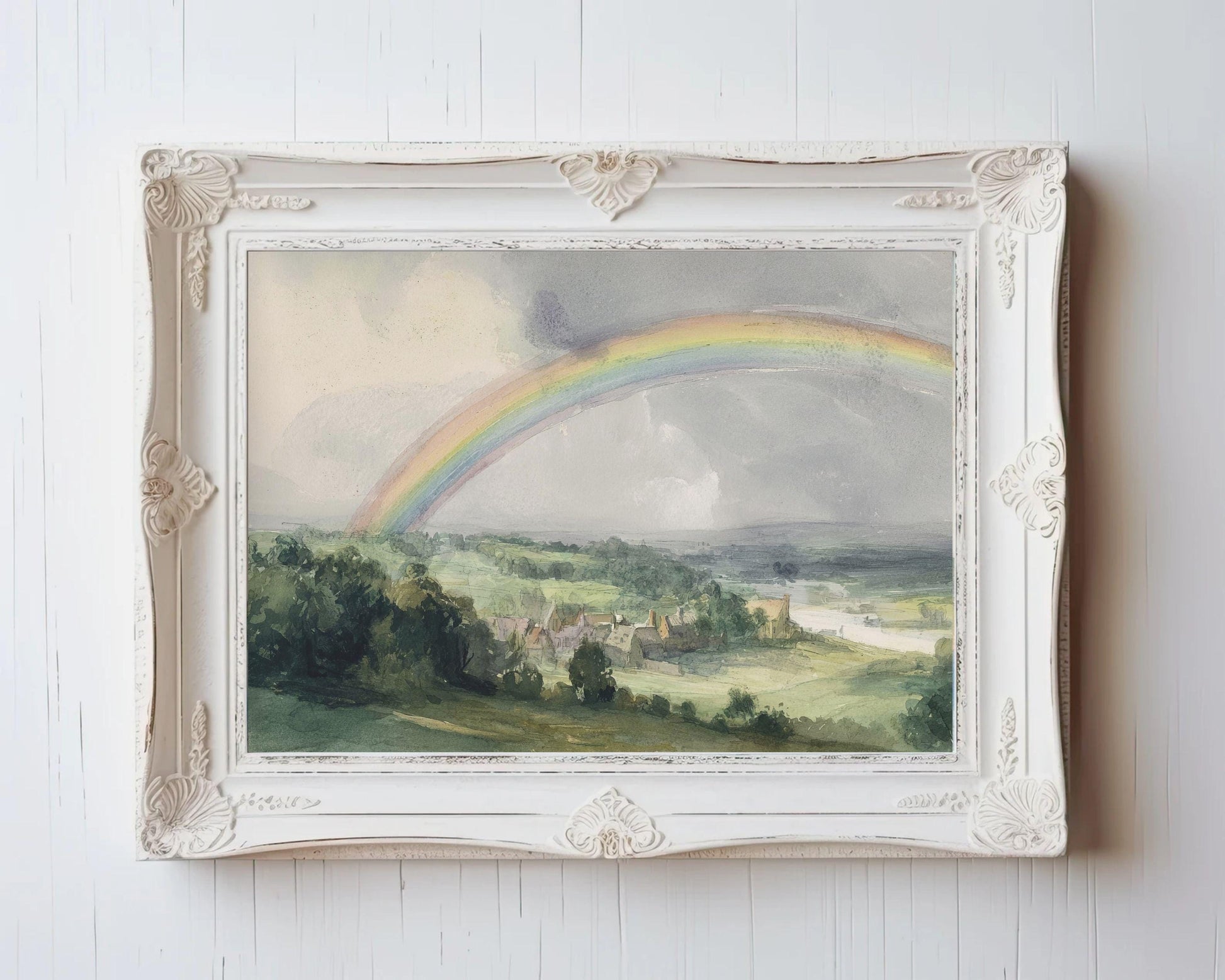 Rainbow Landscape Printable Wall Art