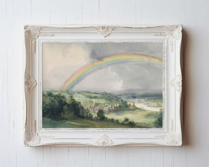 Rainbow Landscape Printable Wall Art