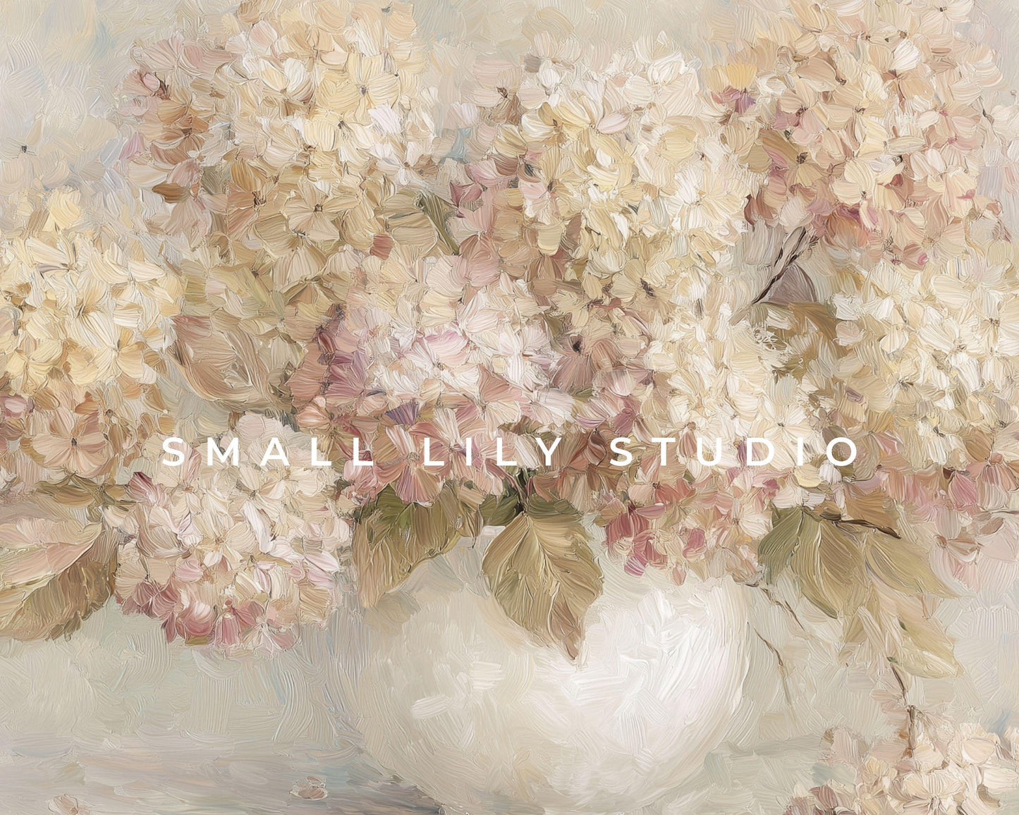 Pink Hydrangeas Frame TV Art