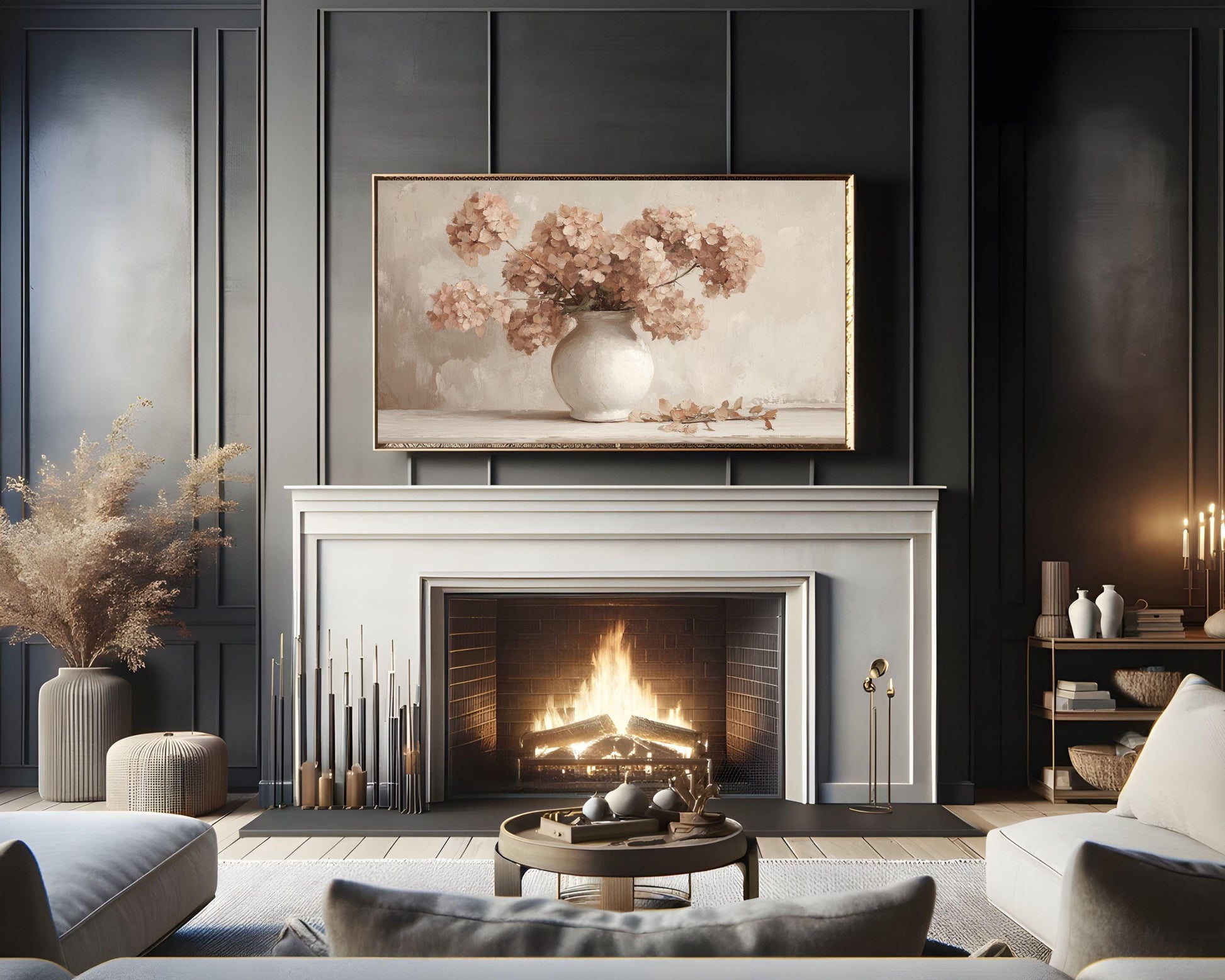 Fall Hydrangeas Frame TV Art