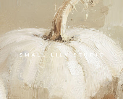 White Pumpkins Phone Wallpaper