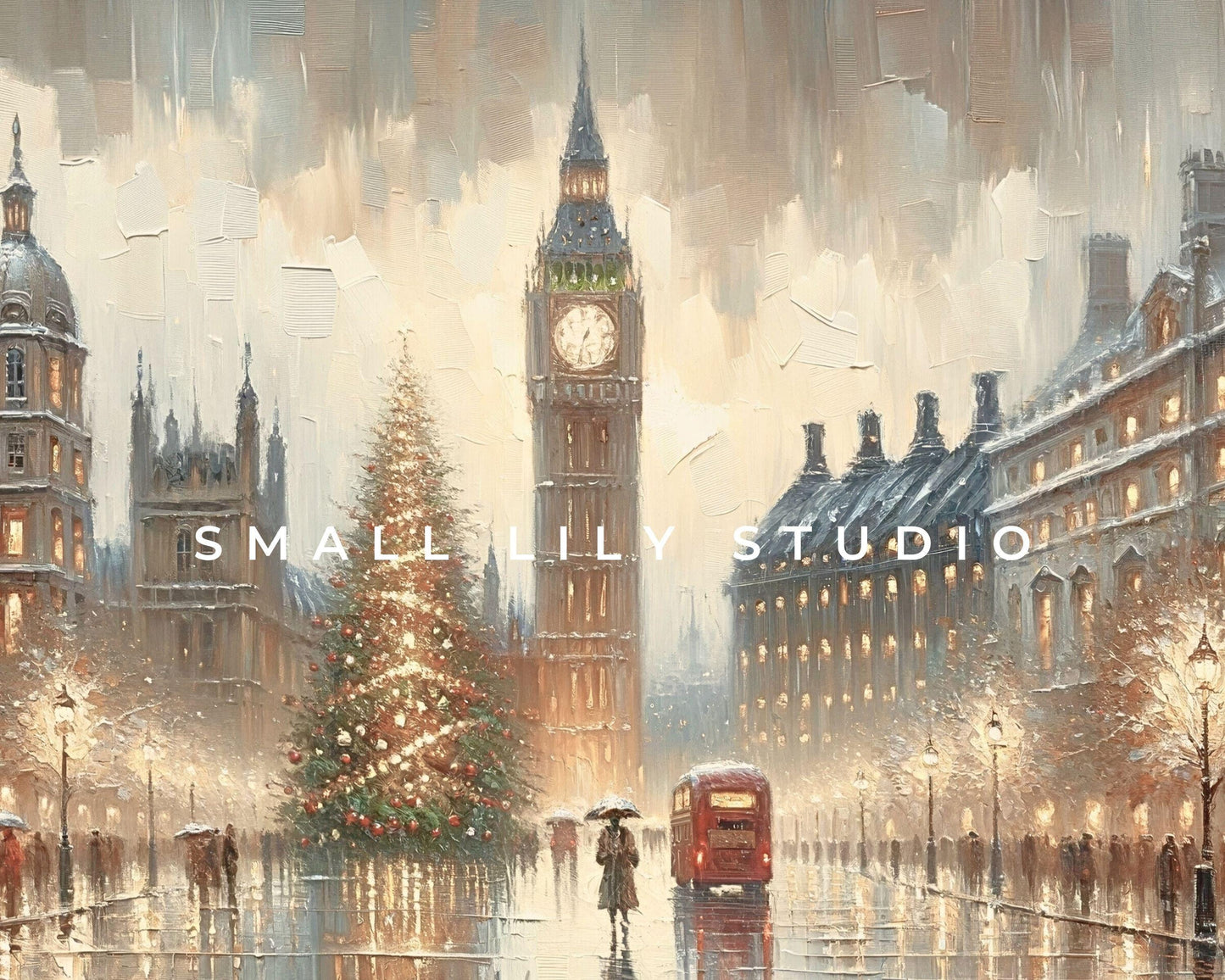 London Christmas Desktop Wallpaper Set