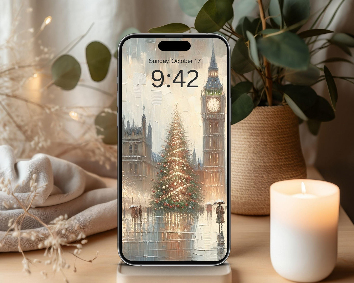 London Christmas Desktop Wallpaper Set